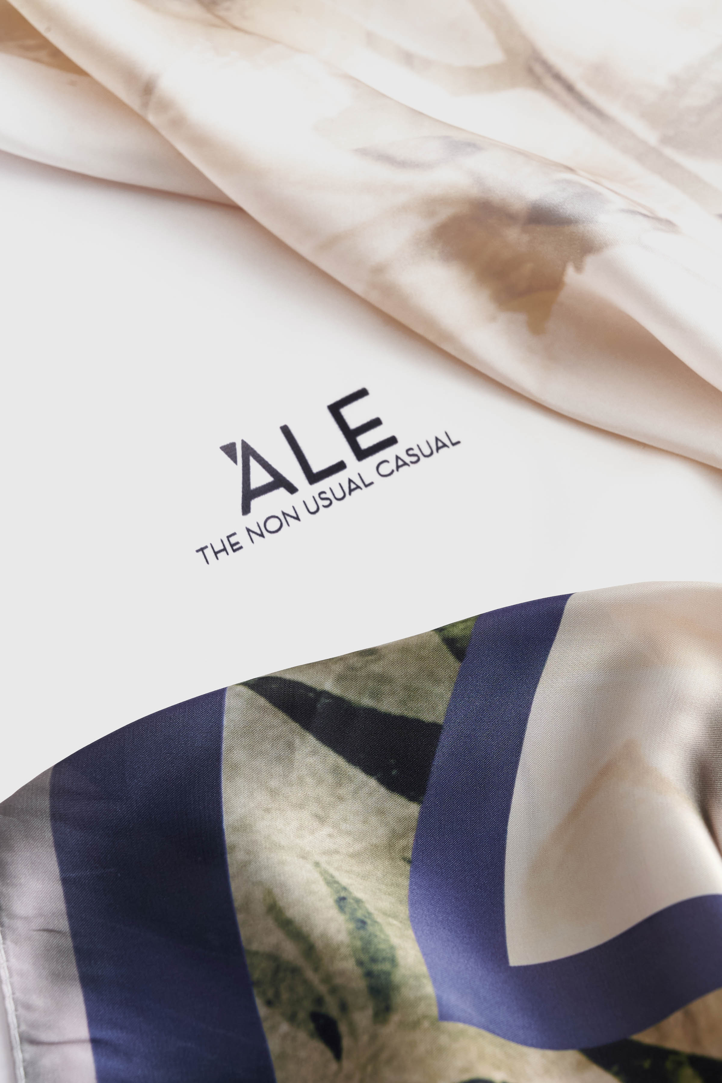 Floral foulard - Beige
