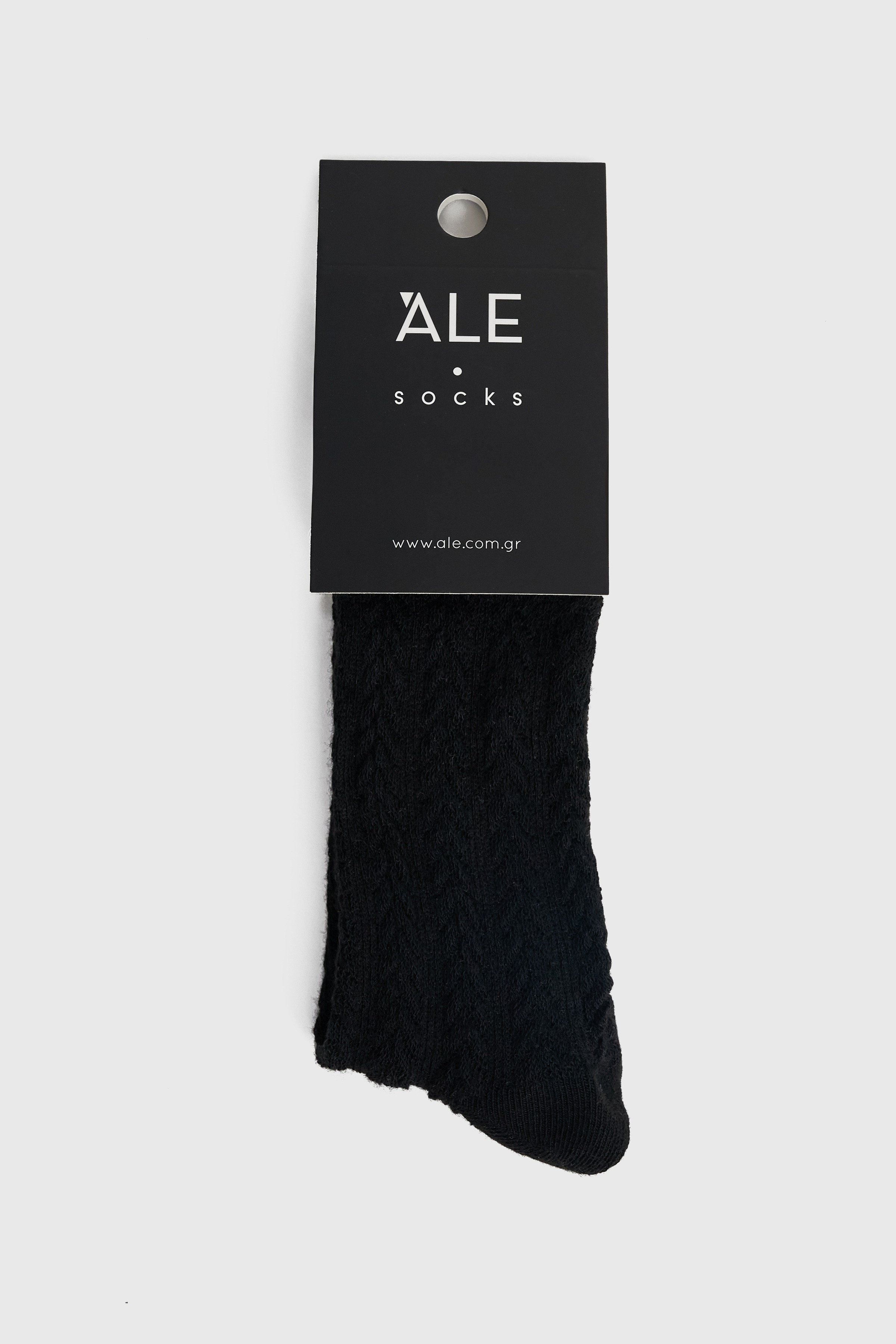 Socks with embossed patterns - Black