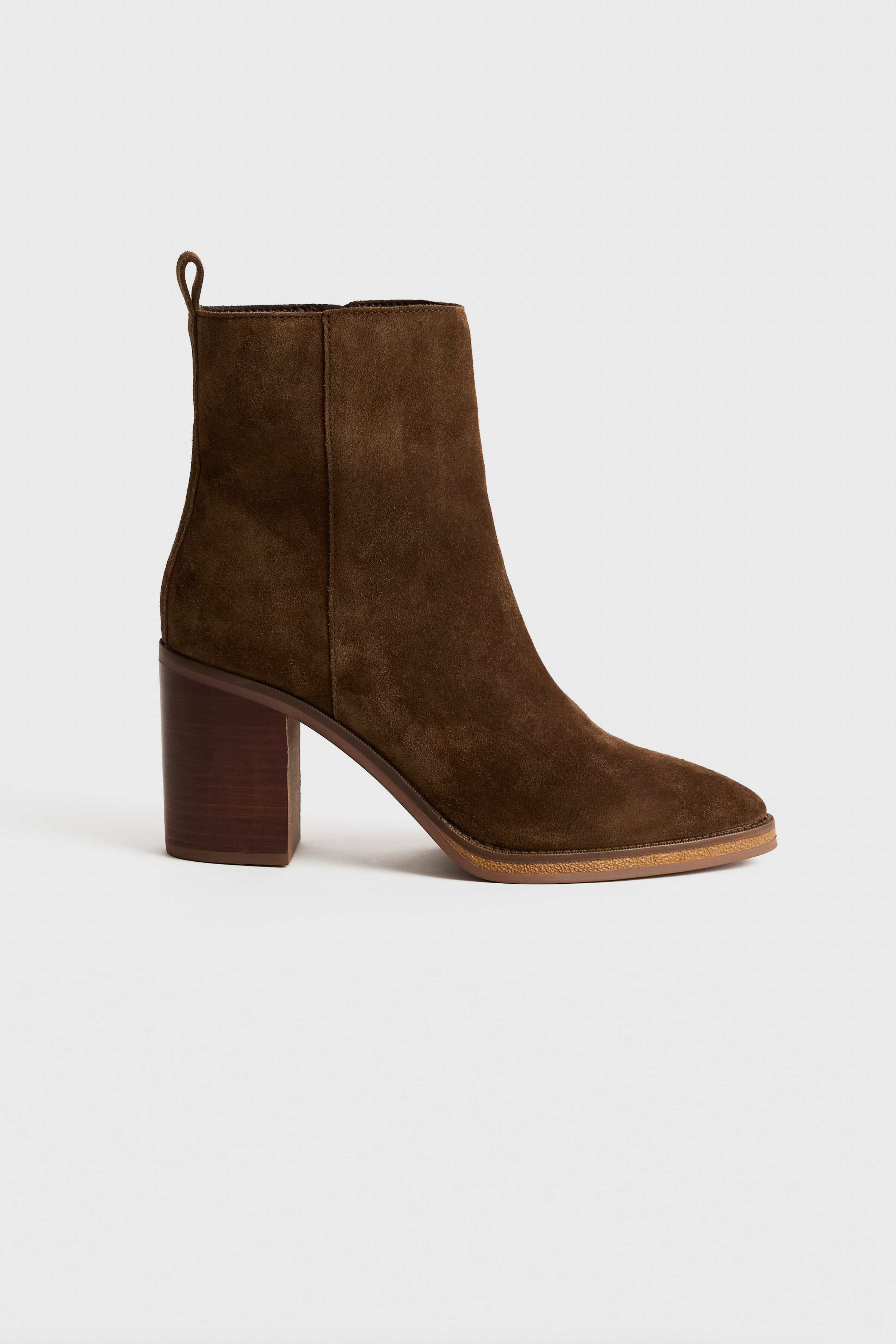 Suede ankle boots - Beige