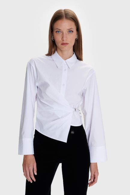 Asymmetric shirt - White