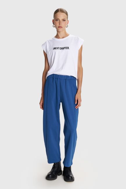 Balloon track pants - Blue