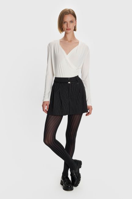 Wrap blouse - White