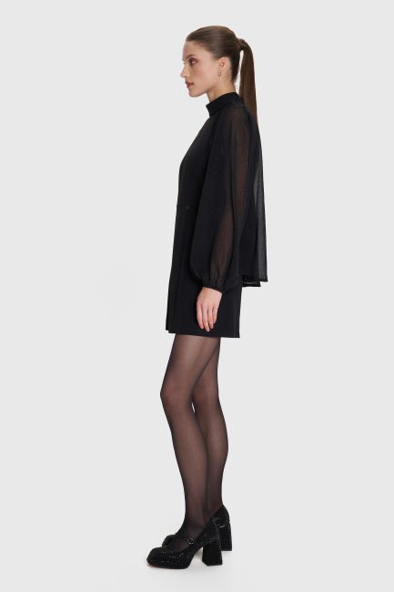 Mini A-line dress - Black