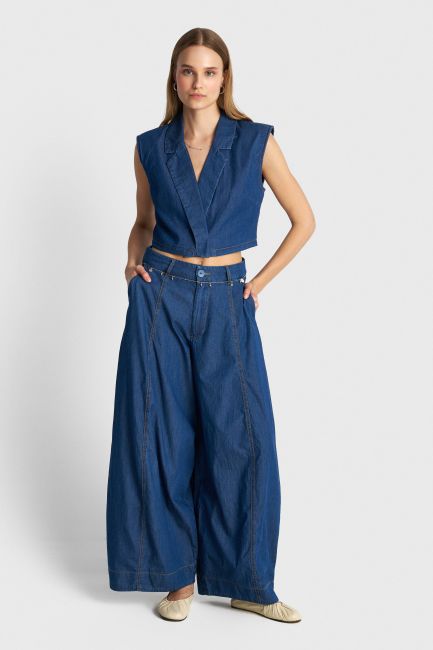 Denim vest - Blue