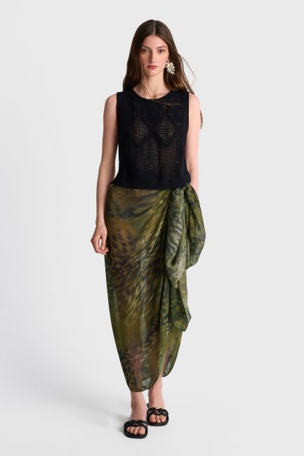 Tie-dye pareo - Green