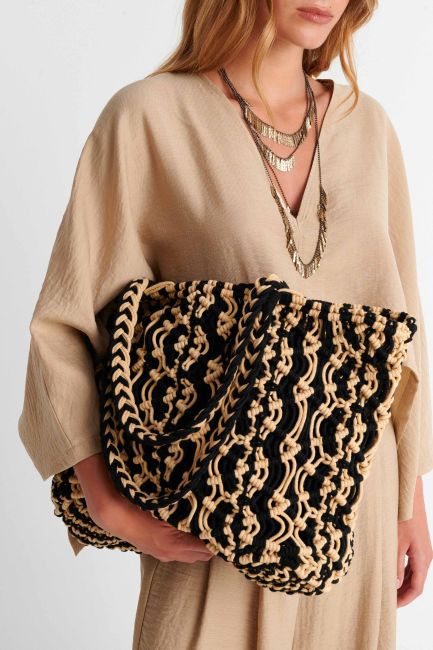 Woven shoulder bag - Multicolor