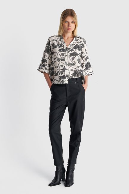 Short-sleeve printed shirt - Multicolor