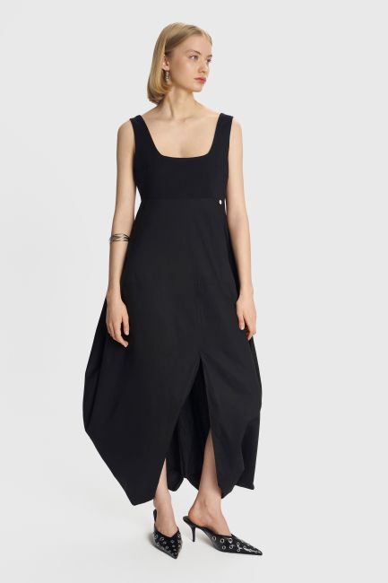 Balloon maxi dress - Black
