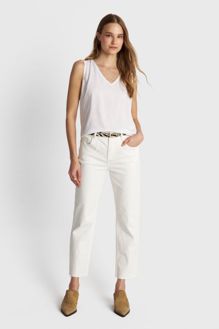 Jeans in slim fit - White