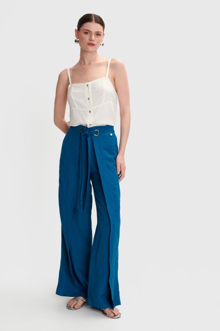 Linen trousers - Blue