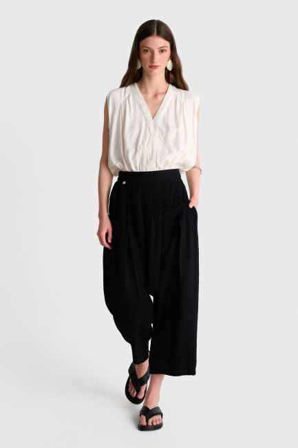  Pants with front pocket - Black