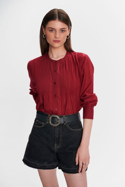 Monochrome designer shirt - Red