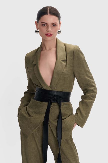 Pocketed jacket - Green
