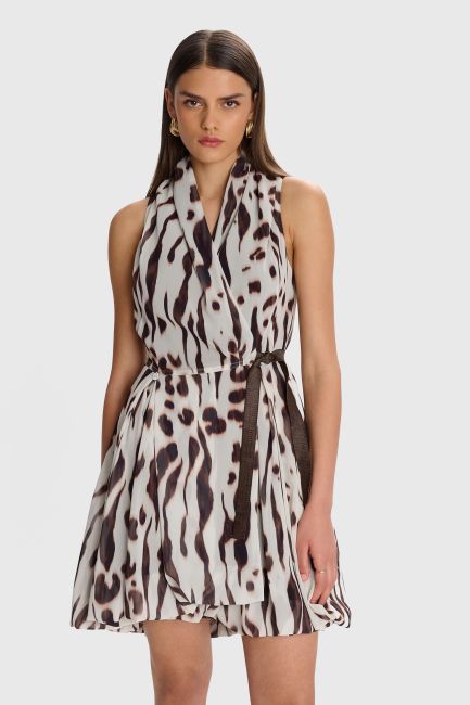 Printed mini dress - Multicolor