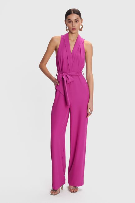 Belted jumpsuit - Pink