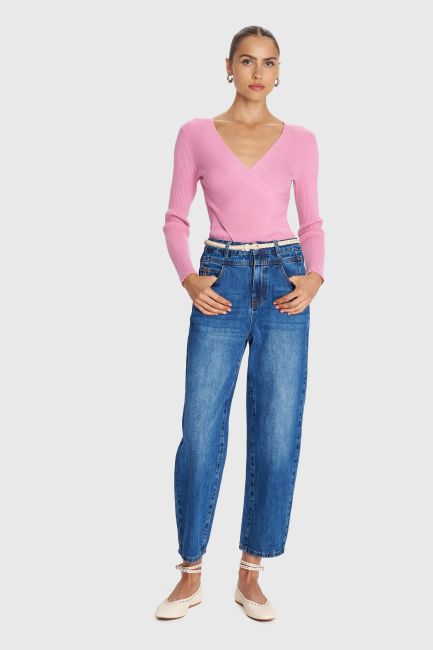 Barrel leg jeans - Blue