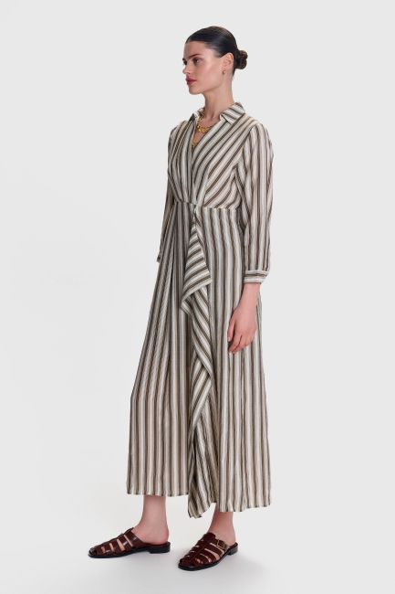Striped maxi dress - Multicolor