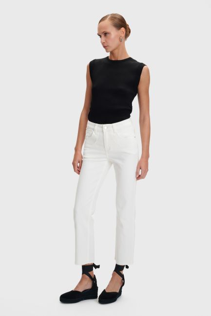 Jeans in slim fit - White