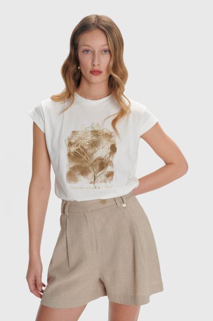 T-shirt με τύπωμα  - Off white