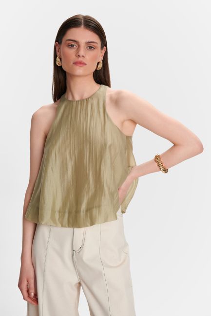 Balloon-style top - Pistachio