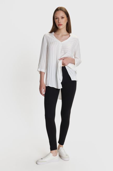 Elastic leggings - Black